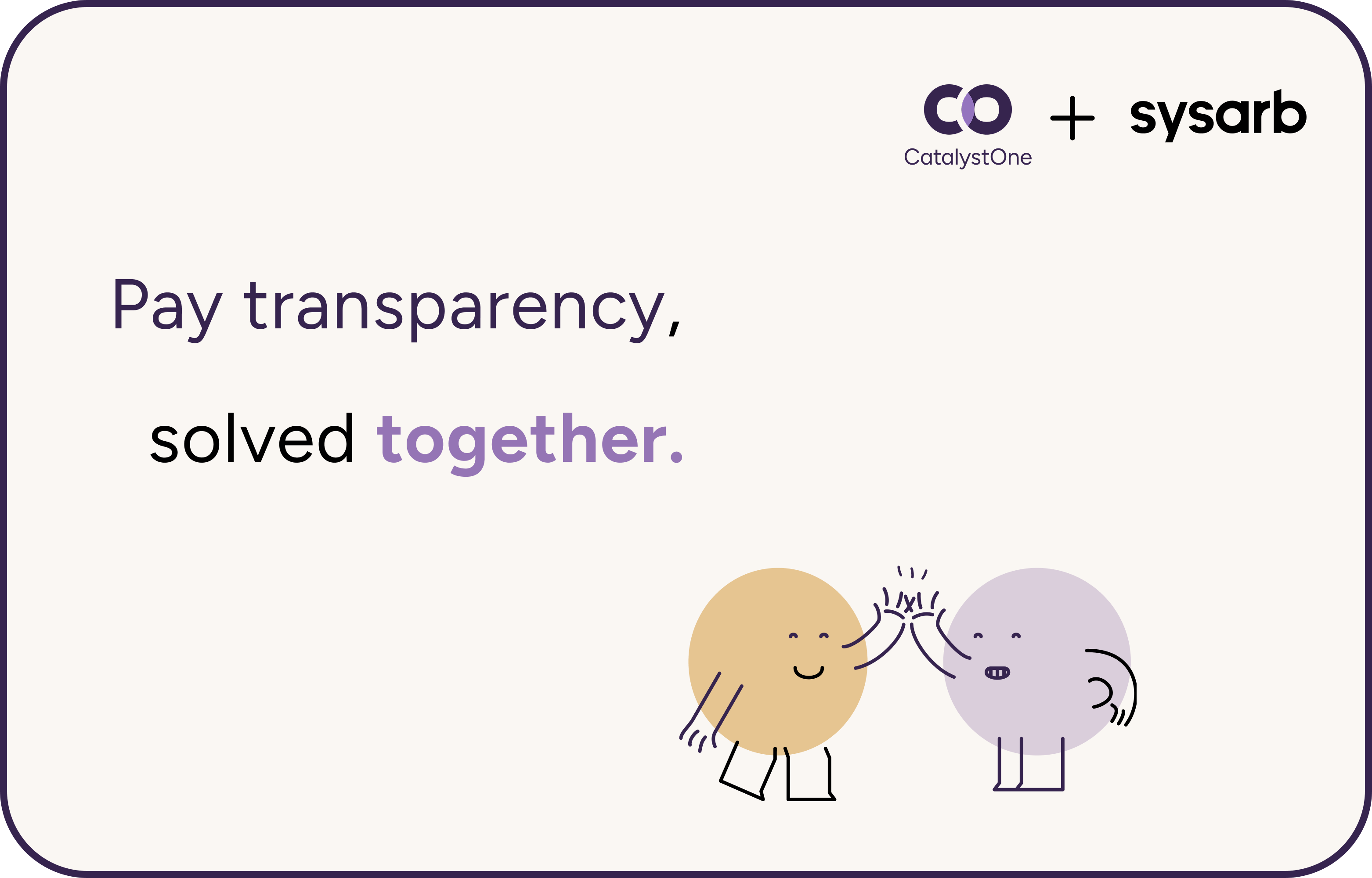 CatalystOne with Sysarb provide a complete pay transparency package