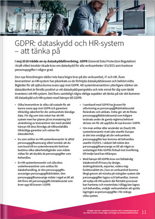 GDPR och datasäkerhet