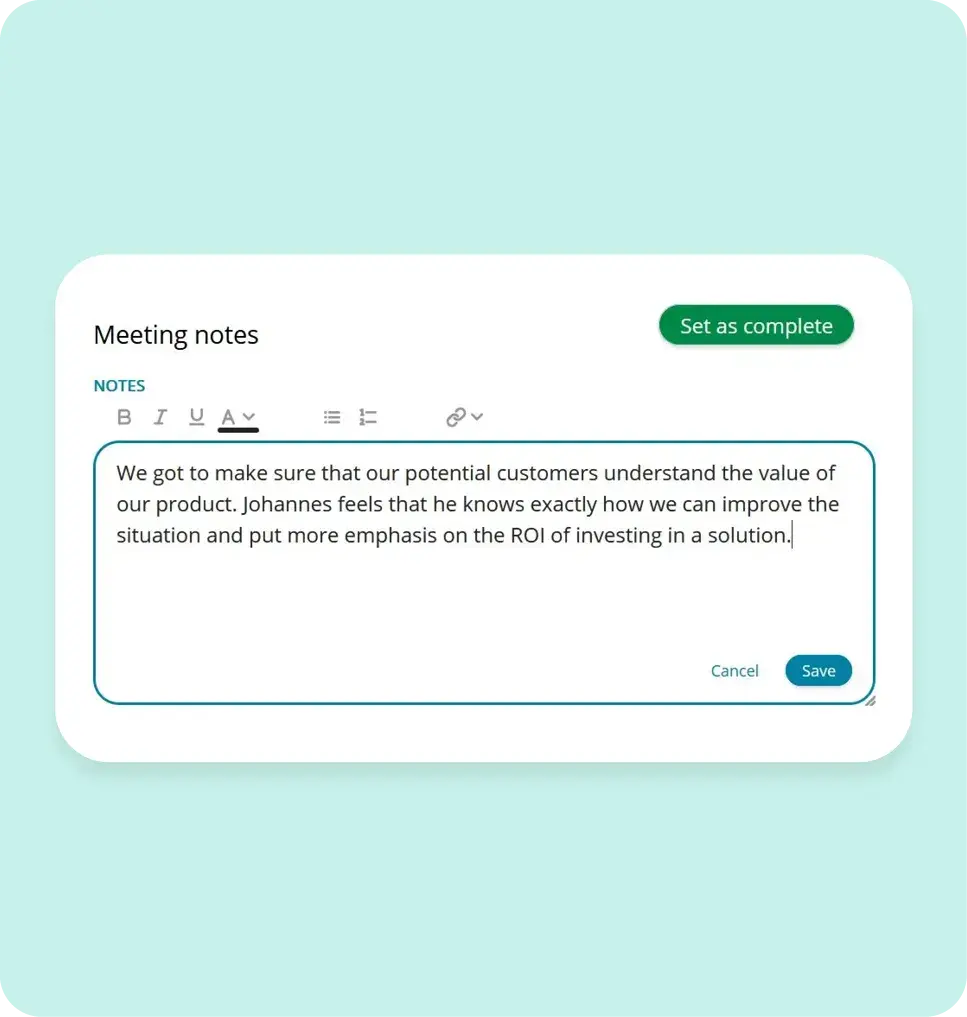 Capture shared notes