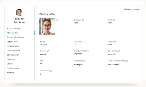 Employee data