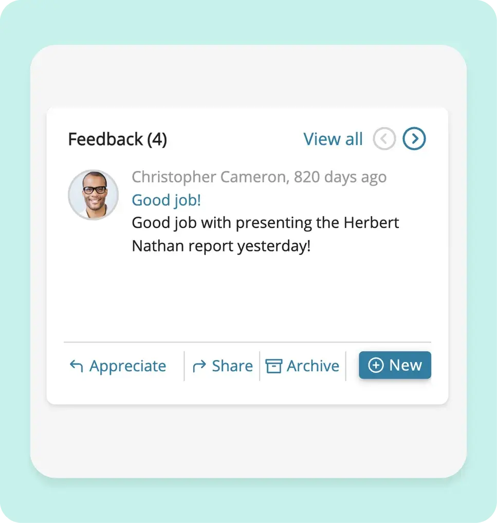 Give feedback to anyone, anytime