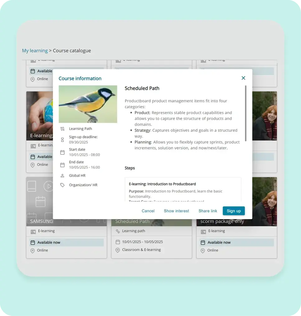 Learning Management